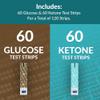 KETO-MOJO Blood Glucose and Ketone Test Strips Combo Pack | 60 Glucose + 60 Ketone Strips (120 Count) | for Use Only with GK+ Meter view 3