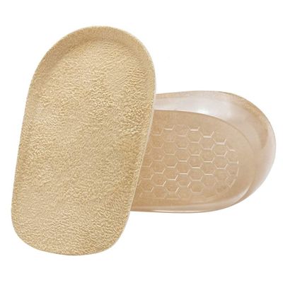 2 Pairs Height Increase Insoles Gel Heel Cushion Inserts Silicone Heel Lift Inserts for Men and Women (3.5cm)