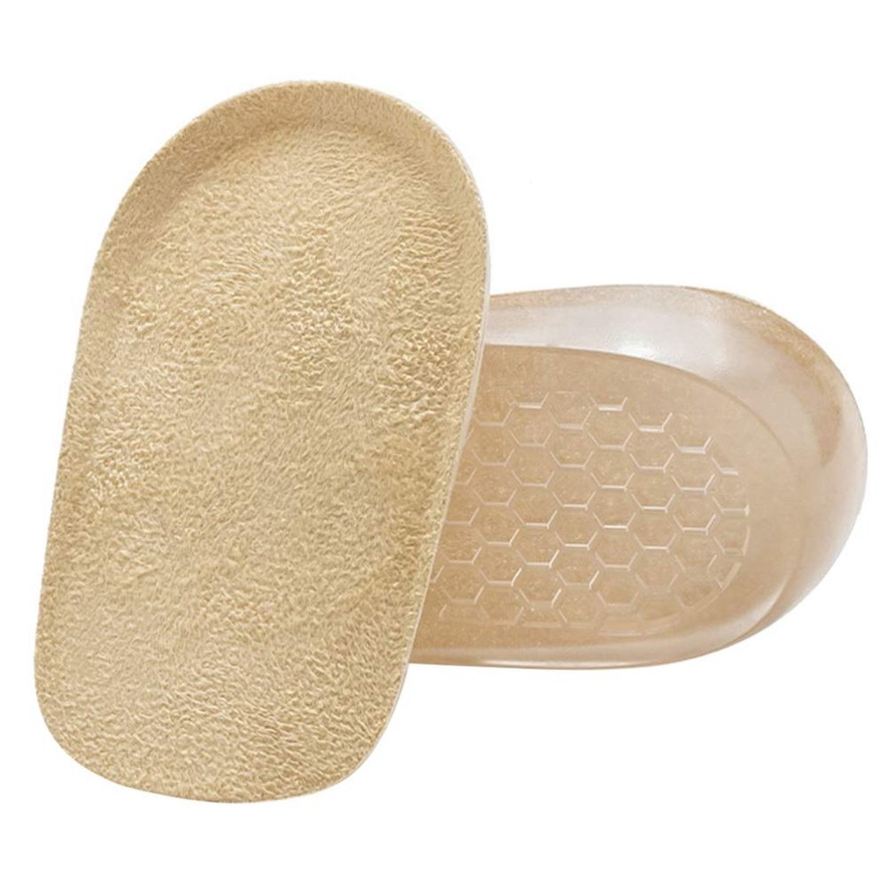 2 Pairs Height Increase Insoles Gel Heel Cushion Inserts Silicone Heel Lift Inserts for Men and Women (3.5cm)