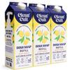 Cleancult Dish Soap Liquid Refills - Plant Based Cleaning Power - Cuts Grease & Grime - Free of Harsh Chemicals - Uses 90% Less Plastic - Lemon Verbena - 32 oz/3 Pack view 1