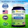 aSquared Nutrition Quercetin 1000mg with Zinc Supplement - 120 Capsules - Quercetin Dihydrate with Black Elderberry & Zinc - Max Strength Powder Complex Pills to Help Improve Immune Response view 4