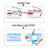 AHXLL Kids Blue Light Blocking Glasses 2 Pack, Anti Eyestrain & UV Protection, Computer Gaming TV Phone Glasses for Boys Girls Age 3-9 (Clear+ Transparent Black) view 4