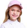 AHXLL Kids Blue Light Blocking Glasses 2 Pack, Anti Eyestrain & UV Protection, Computer Gaming TV Phone Glasses for Boys Girls Age 3-9 (Clear+Transparent Pink) view 2