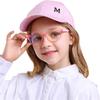 AHXLL Kids Blue Light Blocking Glasses 2 Pack, Anti Eyestrain & UV Protection, Computer Gaming TV Phone Glasses for Boys Girls Age 3-9 (Clear+Transparent Pink) view 3