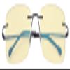 CessBlu Blue Light Blocking Glasses for Men Reading Computer Anti Glare UV Eyeglasses Flexible Rimless Yellow Filter(Black) view 1