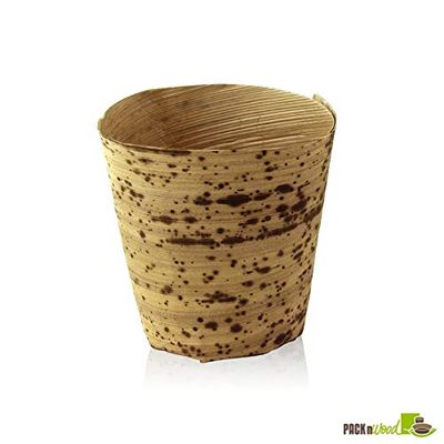 Packnwood 210BZCUP6 2.2 Dia. x 2.5 in. 4 oz Bamboo Leaf Cup