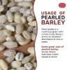 Spicy World Pearl Barley (Whole) Grain 4 LB Jumbo Bag - USA Grown (64oz) - All Natural, Non-GMO Source, Resealable view 4