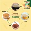 Manna Multi Millet Atta / MultiGrain Atta with 25% Millets, 3kgs (1kg x 3 Packs) Natural Flour.Nutrient Powerhouse view 4
