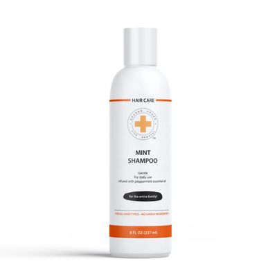 Orange Cross Lice Removal Mint lice Shampoo - Head lice Shampoo for Kids & Adults & Family, Natural DIY Home Lice Prevention Shampoo (8 Oz)