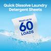 Earth Breeze Laundry Detergent Sheets Fresh Scent - 60 Loads Eco Liquidless Soap - Travel-Friendly for Hot & Cold Cycles, Tackles Tough Stains & Odors - Gentle on Skin, 30 Ct view 4