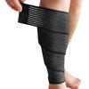 1 PC Elastic Compression Calf Bandage Sleeves Shin Splint Support Guard Adjustable Fitness Sports Knee Leg Protector Strap Injury Recovery Elbow Band Ankle Knee Brace Wrap view 1