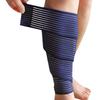 1 PC Elastic Compression Calf Bandage Sleeves Shin Splint Support Guard Adjustable Fitness Sports Knee Leg Protector Strap Injury Recovery Elbow Band Ankle Knee Brace Wrap view 1