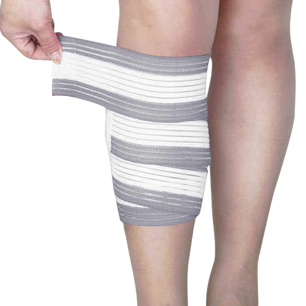 1 PC Elastic Compression Calf Bandage Sleeves Shin Splint Support Guard Adjustable Fitness Sports Knee Leg Protector Strap Injury Recovery Elbow Band Ankle Knee Brace Wrap