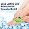 Gel Ice Pack for Injuries 2 Packs Cute Reusable Hot Cold Gel Packs for Fever Pain Relief Wisdom Teeth First Aid and Neck Head Arms Legs Knee Ankle view 2