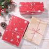 NUOBESTY Christmas Clear Cellophane Wrap Roll 3 Mil Thickness Cellophane Wrap Roll Snowflake Decorated Cellophane Bags for, Arts & Crafts, Treats, Wrapping (3000x40cm) view 2