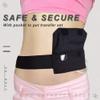 Feeding Tube Belt Peg Tube Holder PD Catheter Belt Pouch Peritoneal Dialysis Accessories G-Tube J Feeding Tube Supplies for Women Men Black Medium(27-39 inch) view 2