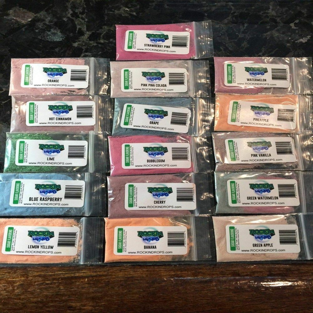 100 Pack Flossine Sugar Flavoring for Cotton Candy Makes 200 lbs Floss Sugar