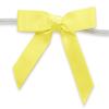 2" Yellow Pre-Tied Satin Gift Bows with Twist Ties - 12/Pack - 3 Packs view 1