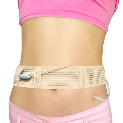 Hola Health PD Belt Breathable Peritoneal Dialysis Catheter Supplies Abdominal Holder Accessories Adjustable Belly Bands for Secure Stomach Peg G Feeding Tube Women Men Medium(28"-41")