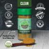 Organic No Salt Seasoning - Zilch Nada None by Flavor Seed, Salt Substitute for Cooking with Herbs & Spices, All Purpose Seasoning for Meat, Fish & Veggies, Gluten Free, Kosher, 1.9 oz Shaker Jar view 3