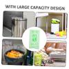 1roll Biodegradable Corn Starch Garbage Bags Leak Rubbish Pouch for Home Kitchen Office Waste Disposal and view 4