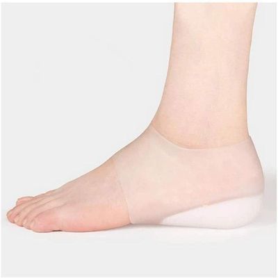 Invisible Height Increase Insole,Concealed Footbed Enhancer,5 Heights to Choose from Insoles Pad Breathable Odor-Free Wearable Silicone Height Increase Socks Heel Lift Gel Insoles,Unisex (5cm)