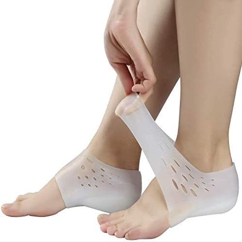 Invisible Height Increase Insole,Concealed Footbed Enhancer,5 Heights to Choose from Insoles Pad Breathable Odor-Free Wearable Silicone Height Increase Socks Heel Lift Gel Insoles,Unisex (6cm)