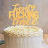 Twenty Three Gold Glitter Cake Toppers 23 Years Old 23rd Birthday Anniversary Party Decorations Supplies view 4