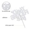 Thirty Five Silver Glitter Cake Toppers 35 Years Old 35th Birthday Anniversary Party Decorations Gift Supplies view 3