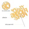 Thirty Nine Gold Glitter Cake Toppers 39 Years Old 39th Birthday Anniversary Party Decorations Supplies view 3