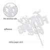 Twenty Five Silver Glitter Cake Toppers 25 Years Old 25th Birthday Anniversary Party Decorations Supplies view 3