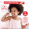 Jack N' Jill Natural Toothpaste for Kids - Fluoride Free Toothpaste, 40% Xylitol, BPA Free - Strawberry, 1.76 oz (Pack of 6) view 2