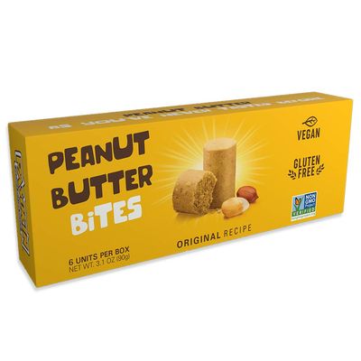 PASOKIN | Natural Peanut Butter Snack | Crunchy and Creamy PB Bites | Gluten Free, Vegan Protein | Pacoca Made in USA, 6 Boxes with 6 Bites (36 Bites)