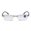 ACXZ Men Women Frameless Blue Light Blocking Reading Glasses Spring Hinge view 4