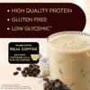 Atkins Caf au Lait Iced Coffee Flavored High Protein Shake, Low Sugar and Low Carb, Keto Friendly, Ready to Drink Protein Drink, Gluten Free, 12 Count view 3