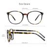 VisionGlobal Blue Light Blocking Glasses for Women/Men, Anti Eyestrain, Stylish Oval Frame, Anti Glare (Yellow Tortoise, +1.75 Magnification) view 3