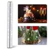 NUOBESTY Christmas Cellophane Wrap Roll: 98.43Ft x 15.75In Snowflake Wrapping Paper, 2.5 Mil Thick Clear Cellophane Bags for Holiday Baskets, Party Favors & Christmas Decorations view 2