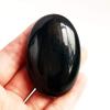 Bacatgem Natural Black Obsidian Oval Palm Pocket Healing Crystal Massage Spa Energy Stone,Healing Crystal for Therapy Geometry Chakra Balancing view 2