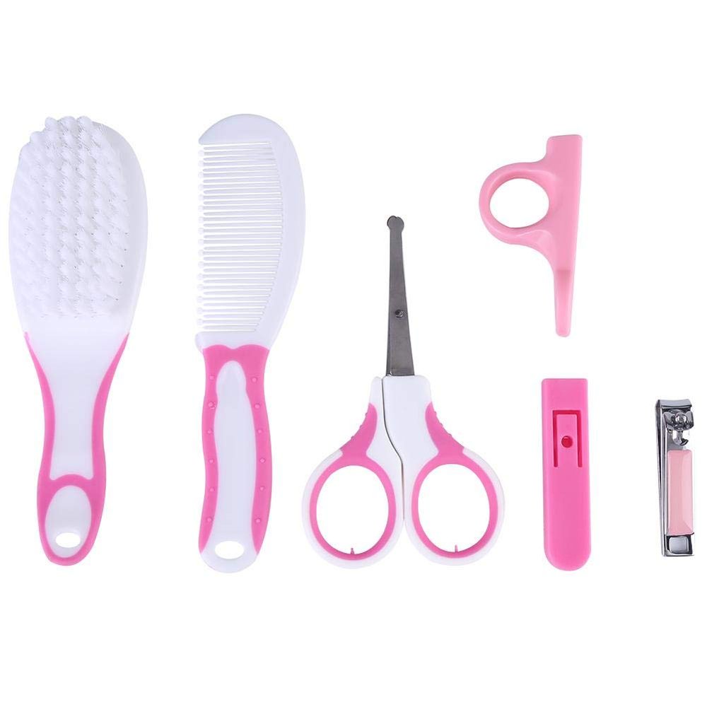 Baby Grooming Kit,Baby Healthcare and Grooming Kit,6pcs Baby Care Tools, /Blue for Nursing Baby and Grooming,a New or Experienced Parents