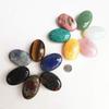 Bacatgem Synthetic Green Howlite Turquoise Oval Palm Pocket Healing Crystal Massage Spa Energy Stone,Healing Crystal for Therapy Geometry Chakra Balancing view 4