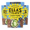 ELLAS FLATS Everything All Seed Savory Crisps  All Natural, Gluten Free, Good Source of Protein, High Fiber, Vegan and Keto Friendly (3 Pack) view 1