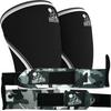 Nordic Lifting Knee Sleeves (1 Pair) Small Black and Wrist Wraps (1 Pair/2 Wraps) Camo Grey view 1
