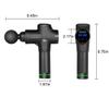 20 Speed Deep Tissue Muscle Vibrating Massage Gun Massager (Black) view 4