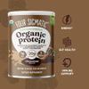 Four Sigmatic Organic Plant-Based Protein Powder | Clean Vegan Protein Elevated with Lions Mane, Chaga, Cordyceps and More for Brain Function and Immune Support | Creamy Cacao, 21.16 oz view 2