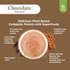 Four Sigmatic Organic Plant-Based Protein Powder | Clean Vegan Protein Elevated with Lions Mane, Chaga, Cordyceps and More for Brain Function and Immune Support | Creamy Cacao, 21.16 oz view 3