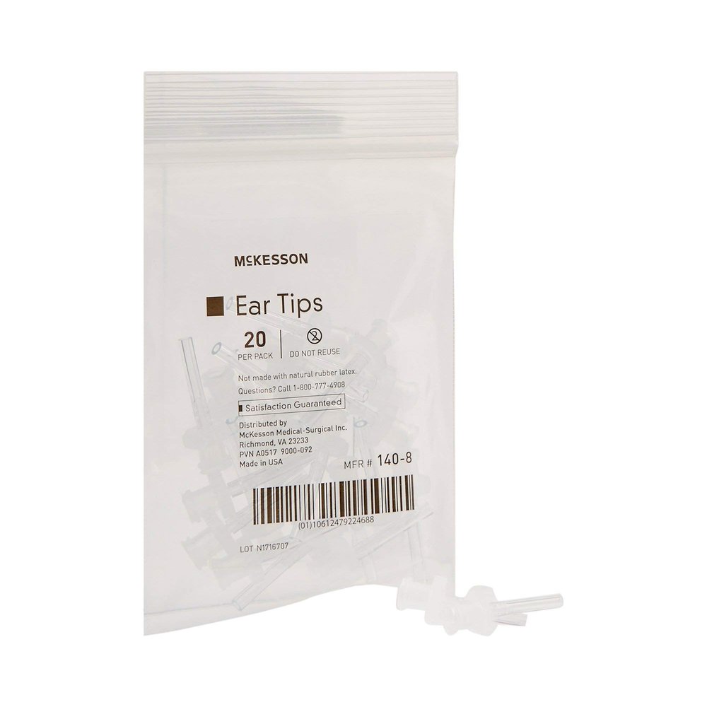 McKesson Ear Tips for Ear Wash System, Single Use, Disposable, 20 Count, 10 Packs, 200 Total