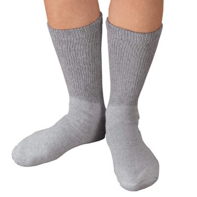 Active Pro DIABETIC SOCKS (9-11) CREW GREY 3 Pair