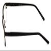 V.W.E. Men Premium Rectangle Metal with Plastic Temple Extra Large Reader - 152mm Wide Frame Reading Glasses (Black, 2.25) view 3