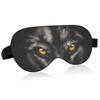 ALAZA Hand Drawing Black Wolf Face Animal Sleep Mask for Women Men Blackout Cooling Funny Eye Mask for Sleeping with Elastic Strip view 1