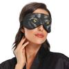 ALAZA Hand Drawing Black Wolf Face Animal Sleep Mask for Women Men Blackout Cooling Funny Eye Mask for Sleeping with Elastic Strip view 2